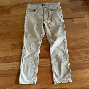🎉HP🎊 Polo Ralph Lauren 5 Pocket Men’s Khaki Pants Size 32 x 32